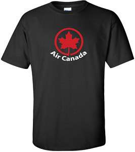 Air Canada Canadian Airlines Vintage Logo T Shirt  