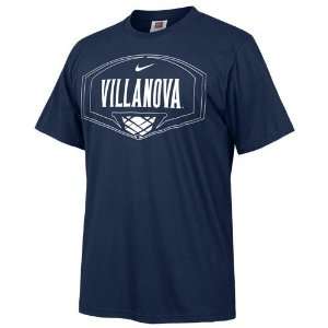  Nike Villanova Wildcats Navy Blue Basketball Backboard T 