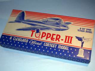 1940s Cleveland Topper 3 Speed Plane Kit. Mint  