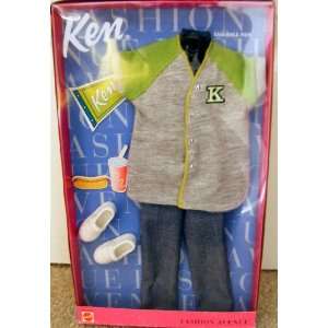  Barbie Ken Fashon Avenue 1999 Baseball Fan Outfit Toys 