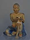 ANTIQUE CHINESE SHIWAN FIGURE BUDDHIST LOHAN/ FRENCH FLEA MARKET FIND