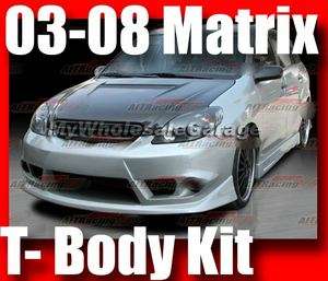 03 04 05 06 07 08 Toyota Matrix Bumper AIT Body Kit  