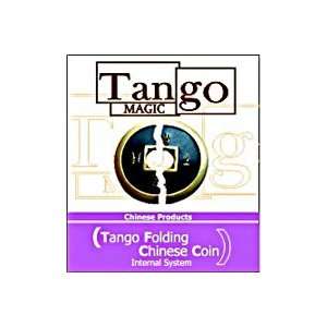   Chinese Coin Internal Money Tango Tricks Magic 