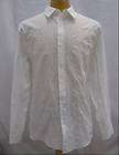 NWT Elie Tahari Print Mens Dress Shirt / White   Size L