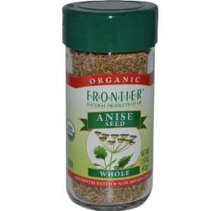 Frontier Anise Seed Whole CERTIFIED ORGANIC 1.50 oz. Bottle  