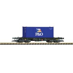   CAR WITH P&O CONTAINER   PIKO G SCALE MODEL TRAINS 37705 Toys & Games