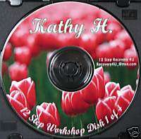 12 Step Workshop * 4 CD set * Al Anon Speaker Kathy H  