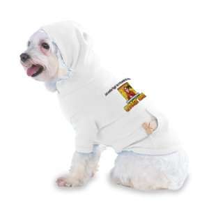   NURSE Hooded T Shirt for Dog or Cat MEDIUM   WHITE