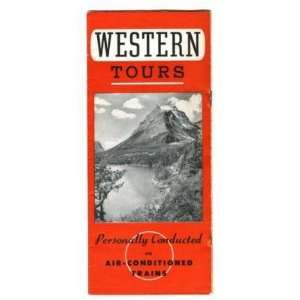  Personally Conducted Us West Railroad Tours 1946 
