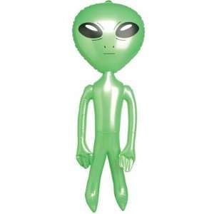  5 Green Inflatable Martian Alien Prop Toy Decoration 