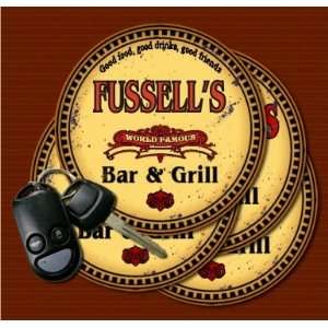 FUSSELLS Family Name Bar & Grill Coasters  Kitchen 