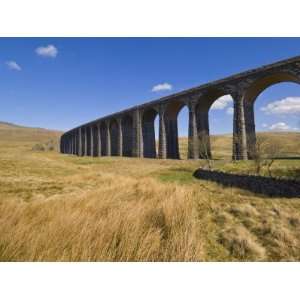 Ribblehead Railway Viaduct on Settle to Carlisle Rail Route, Yorkshire 