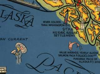 1934 Map of Alaska Line. Railroads & steamboat lines  