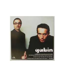  Gabin 2 Sided Promo Poster 