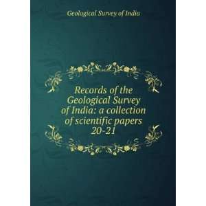  Records of the Geological Survey of India a collection of 