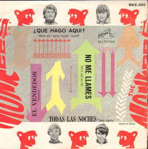 MONKEES Look Out 1967 MEXICO 4 track ep  