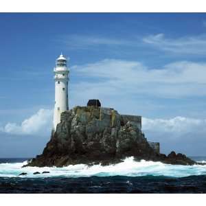  Lighthouse on Cliffs Ocean Wall Mural