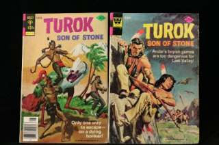 Vintage Turok Son Of Stone Gold Key Whitman Comic Books  
