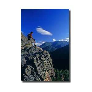  Rock Climber Gallatin Canyon Montana Giclee Print