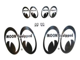Vintage MOON Equipped Moon Eyes Racing Decals   Hot Rod/Rat Rod/Gasser 