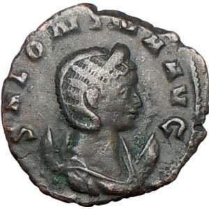 SALONINA, Gallienus Wife 260AD Ancient Roman Coin Pudicitia Deified 
