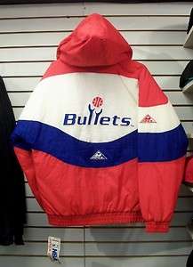 Washington Bullets vintage jacket winter w/ original tags sz Small 