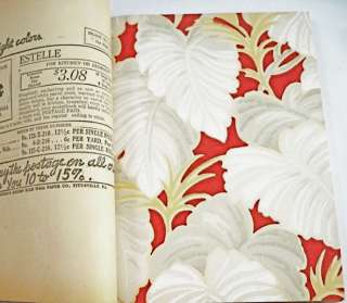 Rare Vintage Wall Paper Sample Book Robinsons 1949 50 8 x 10 66 Pages 