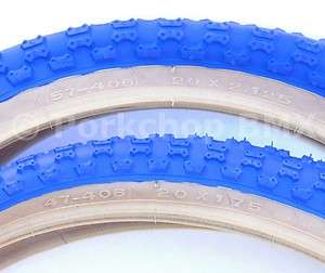 Comp 3 old school BMX SKINWALL tire STAGGERED 20 X 1.75 & 2.125 