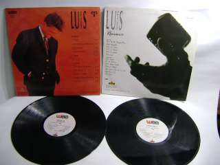 LUIS MIGUEL LOT 2 LP ARIES ROMANCE PRESS COLOMBIA look  