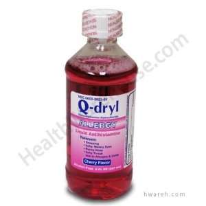  Q dryl Allergy Liquid Antihistamine   8 fl. oz. Health 