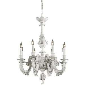  Restoration Lighting. Veronese Porcelain Chandelier With 8 