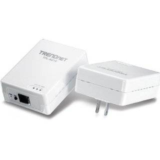 TRENDnet 500 Mbps Powerline AV Ethernet Adapter Kit TPL 401E2K (White)