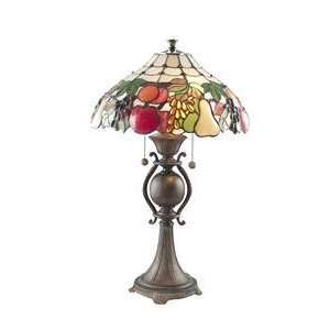   TT60271 Antique Bronze 16 x 22 Tiffany Table Lamp