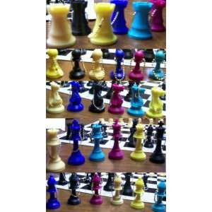  Chess Key Chains; 1 Any color comes with free pawn 