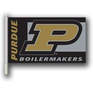  PURDUE BOILERMAKERS Double Sided Car Flag