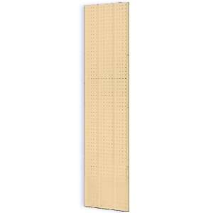   16 Inch W by 60 Inch H Almond Pegboard Wall Panel, 2 Piece Set, Almond