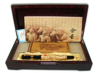 You are bidding on a Jinhao Commemorative Fountain Pen which carved 