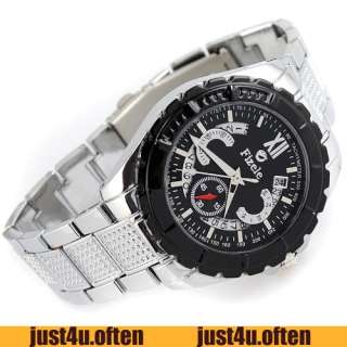 High Quality DATE Stainless Steel Mens Fashion Automatic Mechanical 