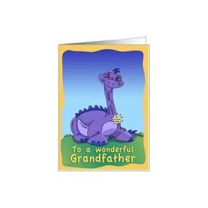  Geezer Saurus Grandfathers Day   for Grandfather Card 