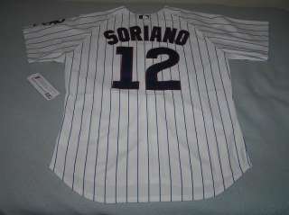 Alfonso Soriano Chicago Cubs White Jersey sz 40   M  