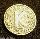 OAKLAND KEY SYSTEMS TRANIST TOKEN 1950, VERY NICE CONDITION L@@K #F72