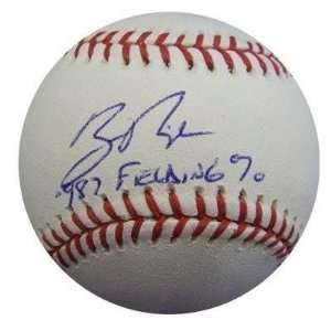   Autographed Baseball   987 Fielding IRONCLAD   Autographed Baseballs