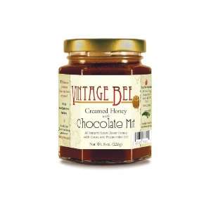 Chocolate Mint Creamed Honey   2 pack  Grocery & Gourmet 