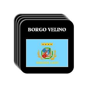 Italy Region, Lazio   BORGO VELINO Set of 4 Mini Mousepad Coasters