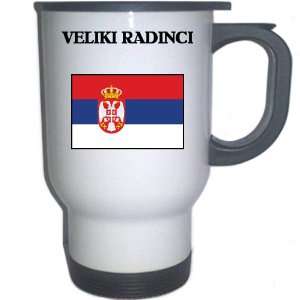  Serbia   VELIKI RADINCI White Stainless Steel Mug 