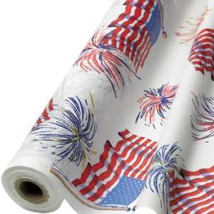  Patriotic Table Roll   Forever Waving   40in. x 100ft 