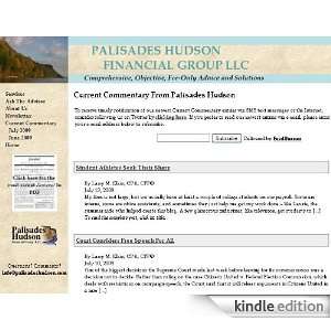   Financial Group LLC Kindle Store Palisades Hudson Financial Group