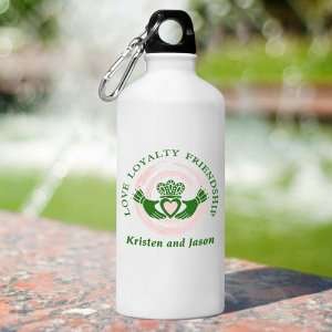  Wedding Favors Claddagh Personalized Water Bottle Health 