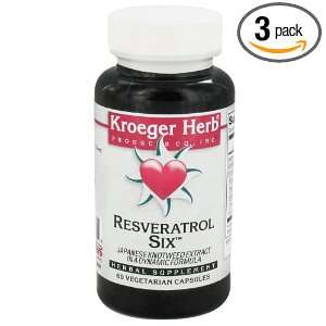   Six   60 Vegetarian Capsules, Pack of 3