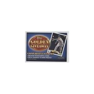  2012 Topps Golden Giveaway Code Cards #GGC5   Matt Kemp 